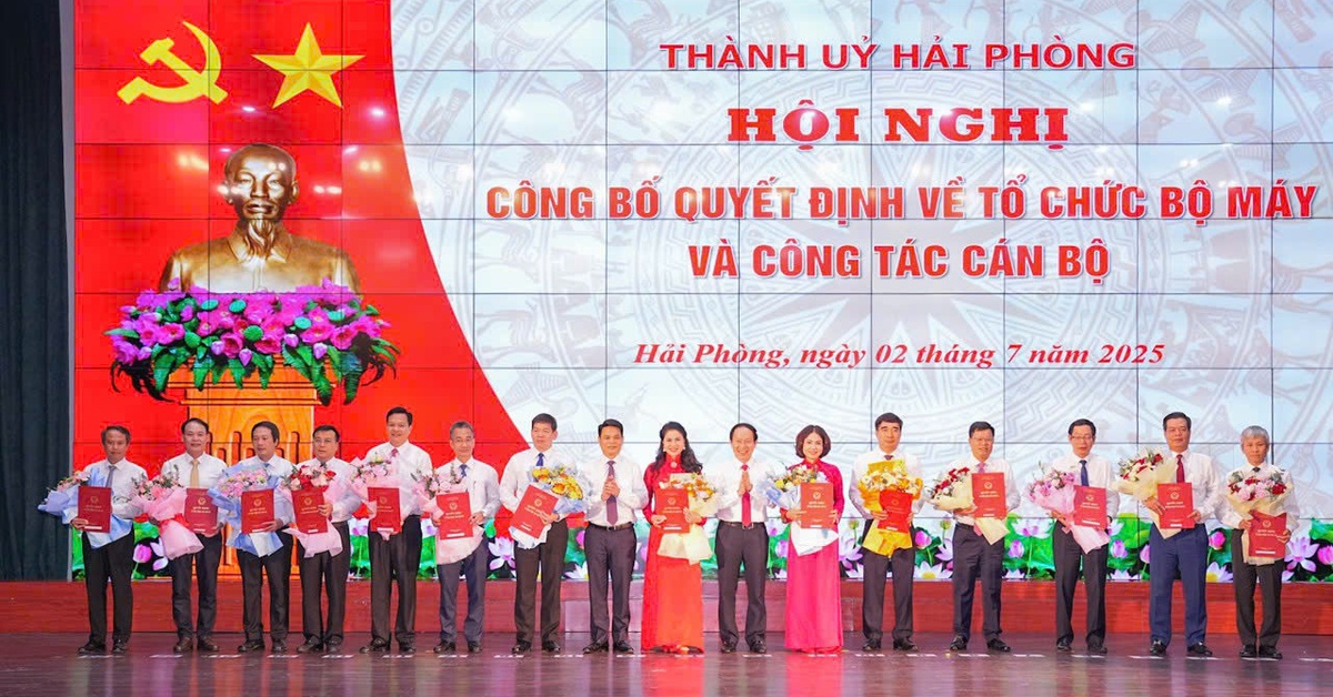 Hải Phòng bổ nhiệm loạt cán bộ chủ chốt thành phố