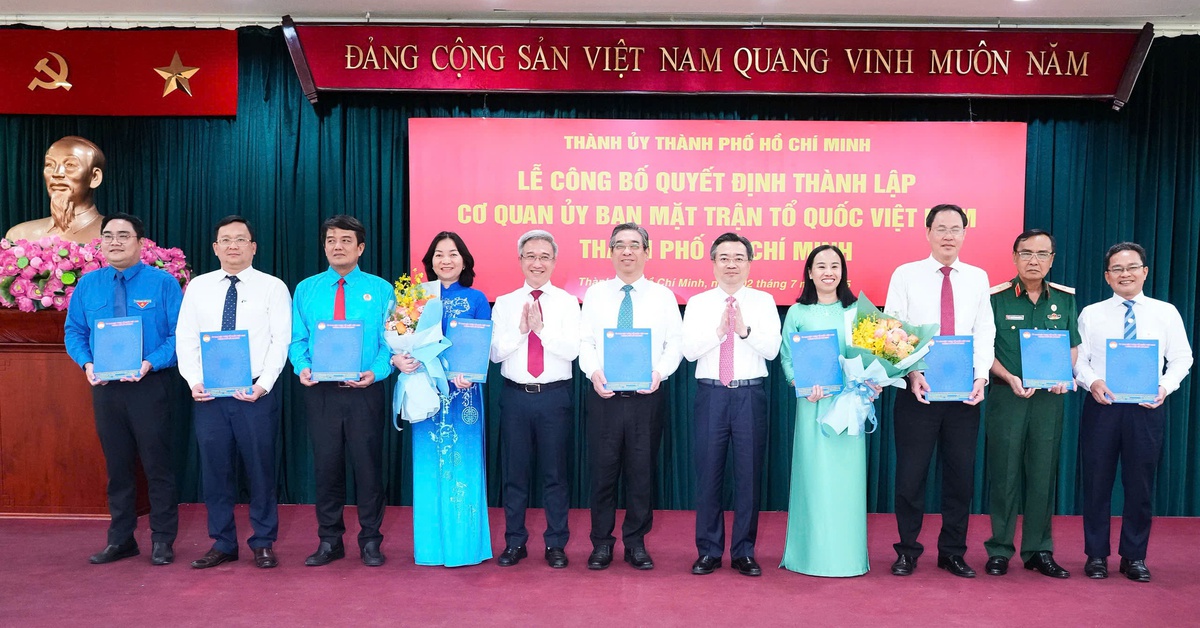 Danh sách lãnh đạo Ủy ban Mặt trận Tổ quốc Việt Nam TP.HCM