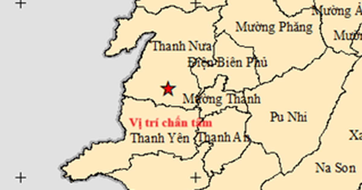 Động đất mạnh 3 độ tại Điện Biên