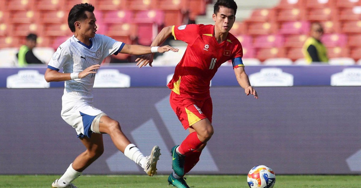 U23 Việt Nam - U23 Philippines (hiệp 1) 0-0: Cột dọc 2 lần cứu thua cho U23 Philippines