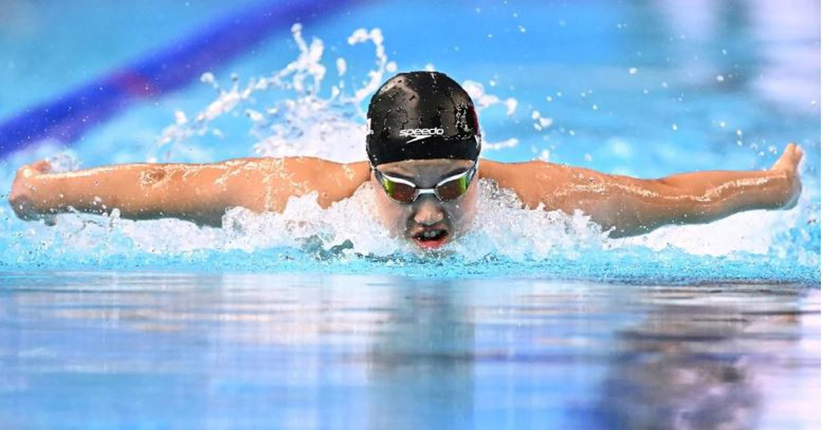 Kình ngư 12 tuổi lọt vào chung kết 200m hỗn hợp nữ tại Giải bơi thế giới 2025