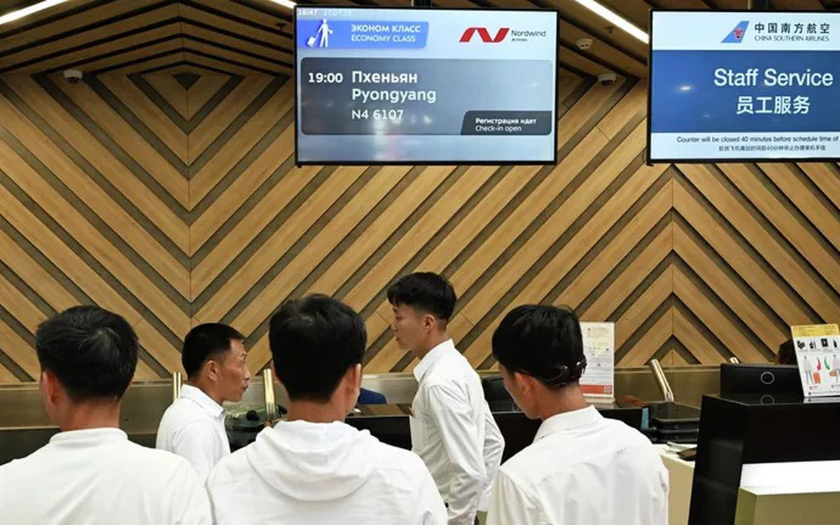 Chuyến bay thẳng đầu tiên từ Matxcơva đến Bình Nhưỡng chở theo hơn 400 hành khách
