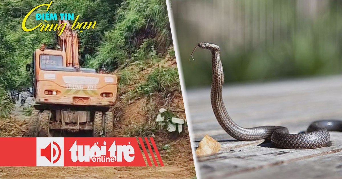 Điểm tin 18h: Mưa lớn trở lại làm quốc lộ 7 sạt lở; Bé 1 tuổi ở Ấn Độ cắn chết rắn hổ mang