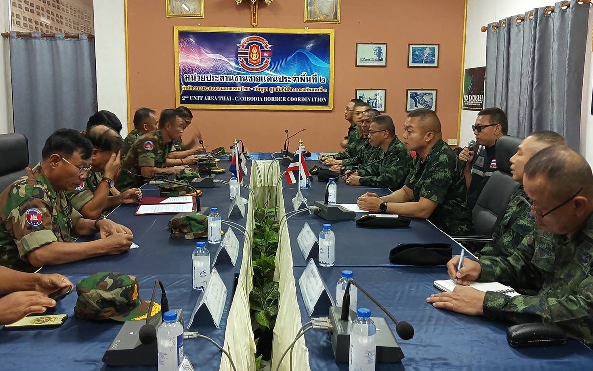 Hé lộ 7 điểm chính được tư lệnh quân đội Thái Lan và Campuchia nhất trí
