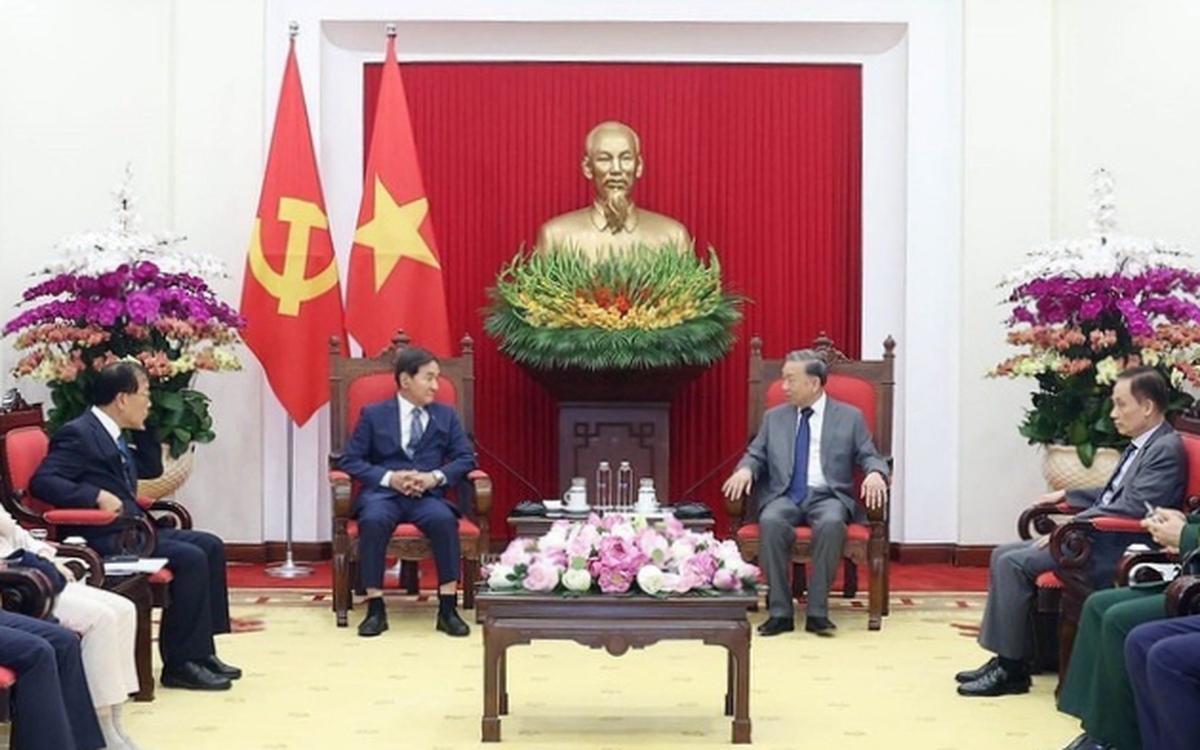 Tổng Bí thư Tô Lâm tiếp Đặc phái viên Tổng thống Hàn Quốc
