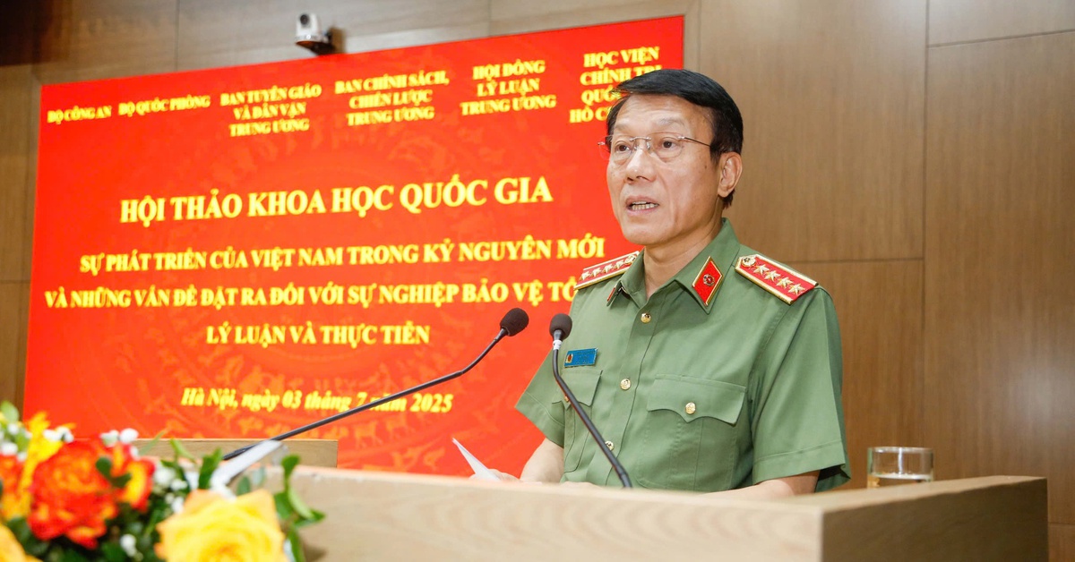 Bộ trưởng Công an nói về vai trò, sứ mệnh Công an nhân dân trong kỷ nguyên mới