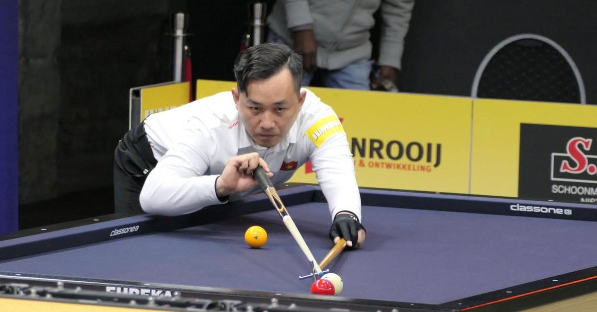Đào Văn Ly bị loại, Việt Nam hết cơ thủ tại World Cup billiards Porto