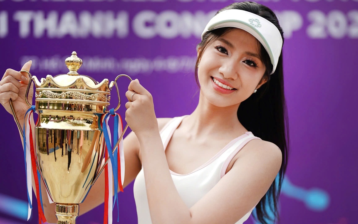 Tân hoa hậu Việt Nam Hà Trúc Linh bị pickleball hút hồn
