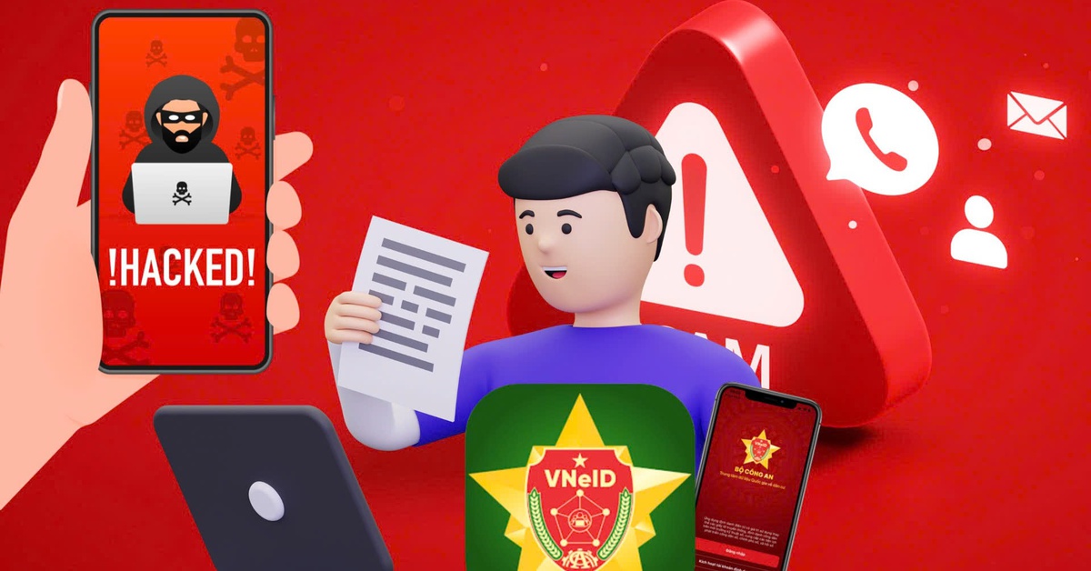 Rủi ro khi chia sẻ thông tin từ VNeID lên mạng xã hội