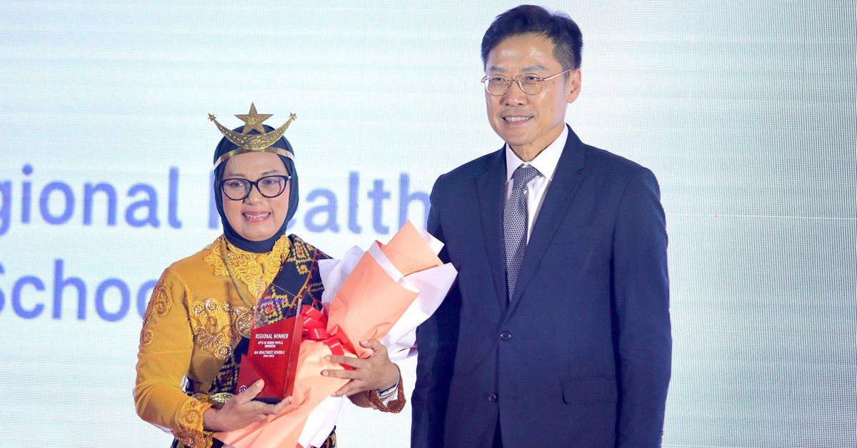 ‘Biến rác thành chữ’ giúp ngôi trường nghèo ở Indonesia giành giải Trường học lành mạnh nhất AIA