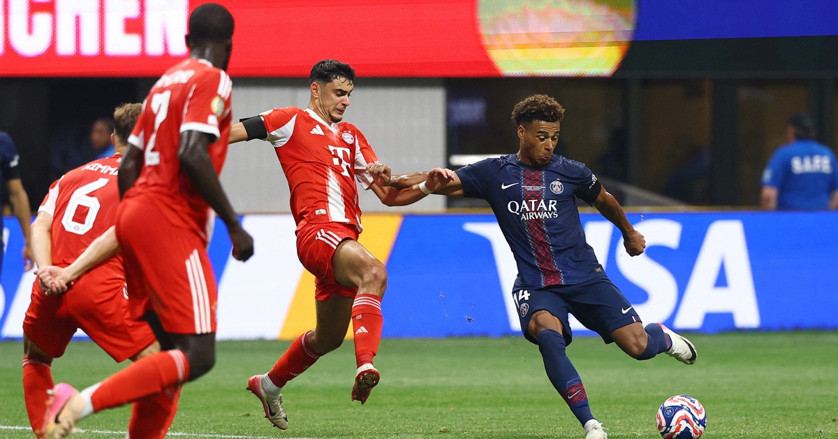 Trực tuyến PSG - Bayern Munich (hết hiệp 1) 1-0: PSG lãnh 2 thẻ đỏ