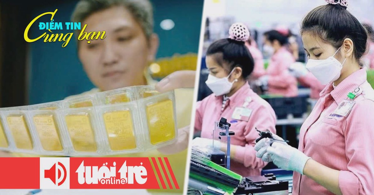 Điểm tin 18h: Giá vàng đi xuống; Tăng trưởng kinh tế bứt tốc