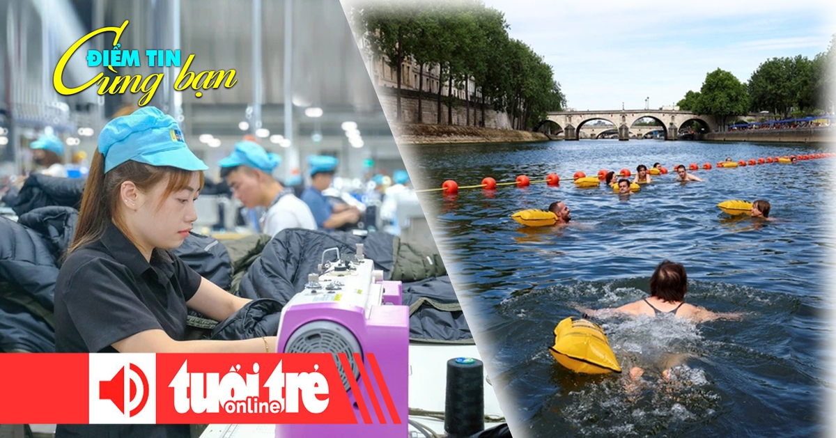 Điểm tin cùng bạn 8h: Doanh nghiệp mới tăng kỷ lục; Người Pháp được bơi lội trên sông Seine