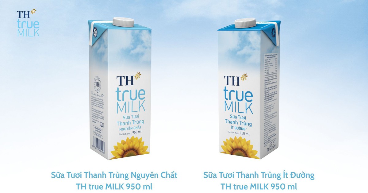 Điều đặc biệt trong dòng sữa tươi thanh trùng mới của TH true Milk