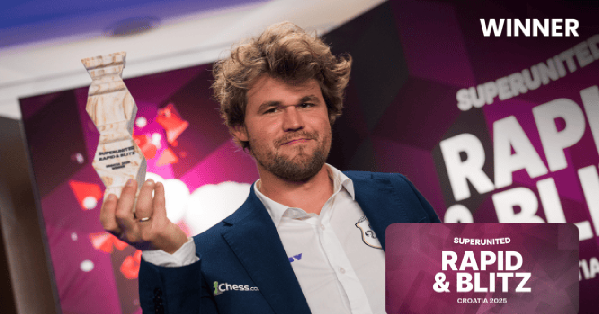 Magnus Carlsen: 'Màn trình diễn hạng B của tôi cũng đủ để vô địch Grand Chess Tour'