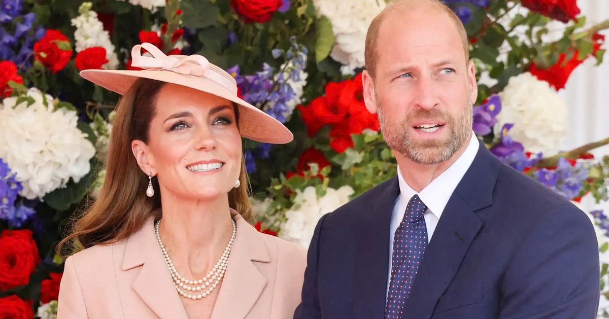 Công nương Kate Middleton lần đầu diện Dior đón Tổng thống Pháp đến Vương quốc Anh