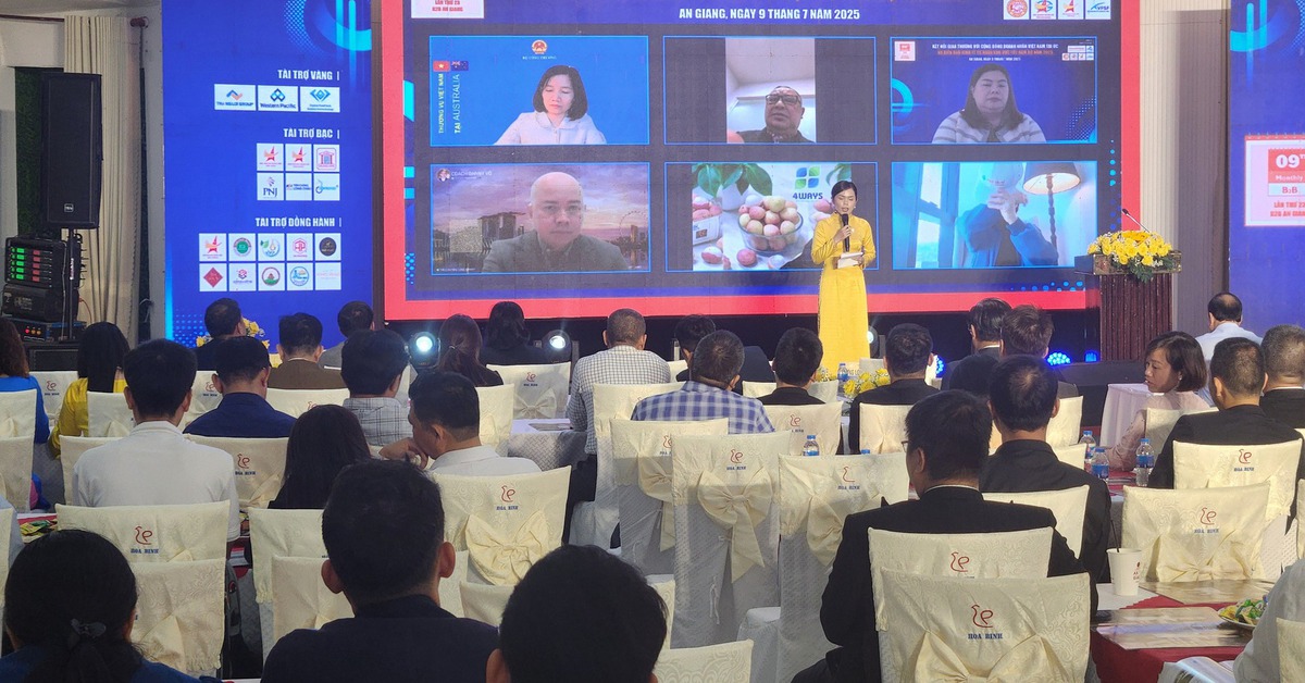 Diễn đàn 'Kết nối giao thương với cộng đồng doanh nhân Việt - Úc' tại An Giang