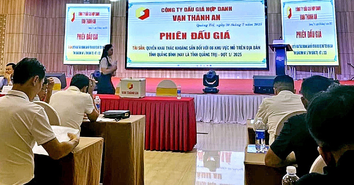 Đấu giá mỏ đá vôi, khởi điểm 28,5 tỉ, giá trúng gần 500 tỉ có bình thường?