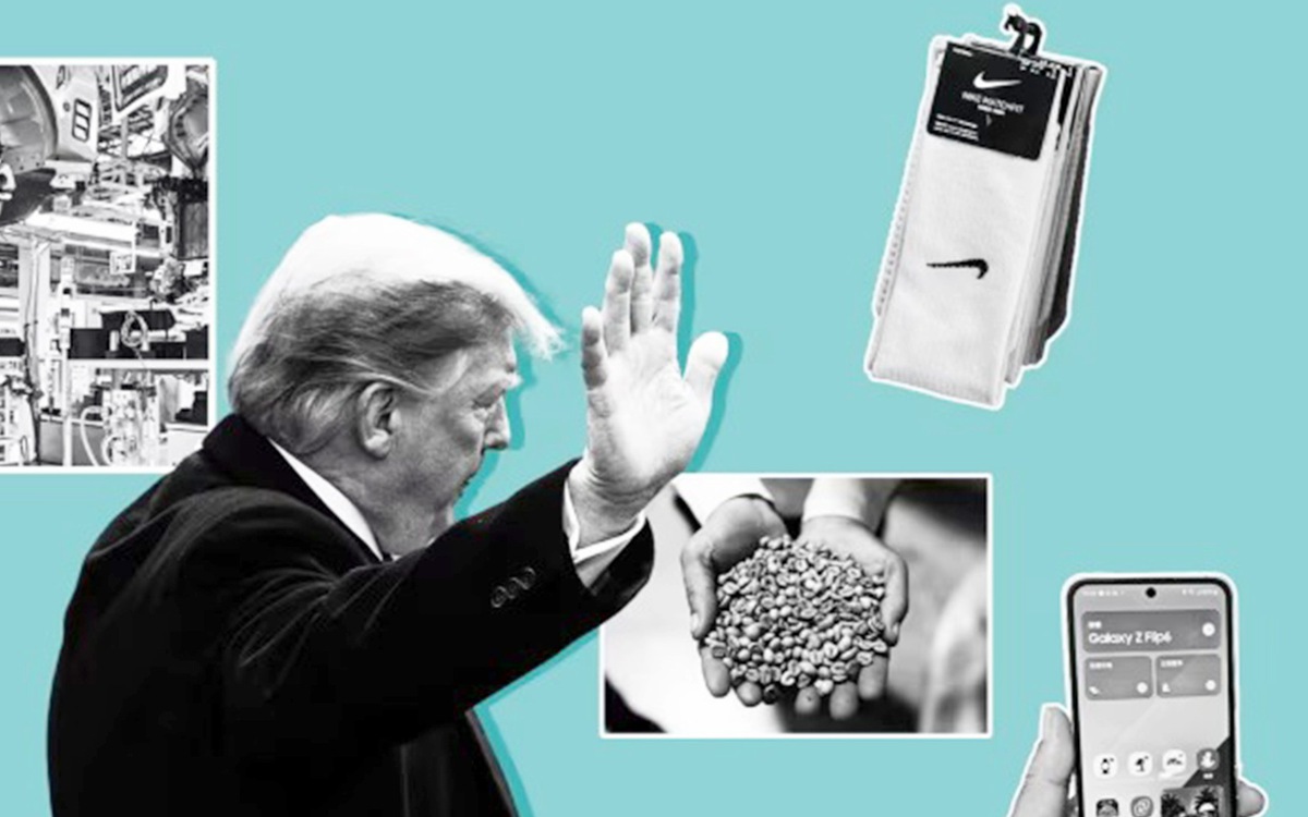 Xem bảng các mức thuế mới thay đổi từ 31-7 theo công bố của Nhà Trắng