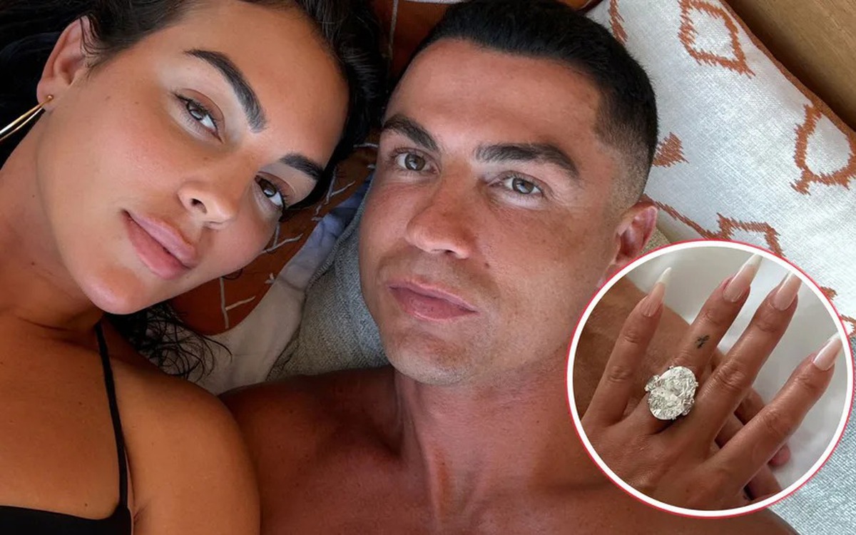 Cristiano Ronaldo Georgini podaril zaročni prstan ocenjen na milijone dolarjev