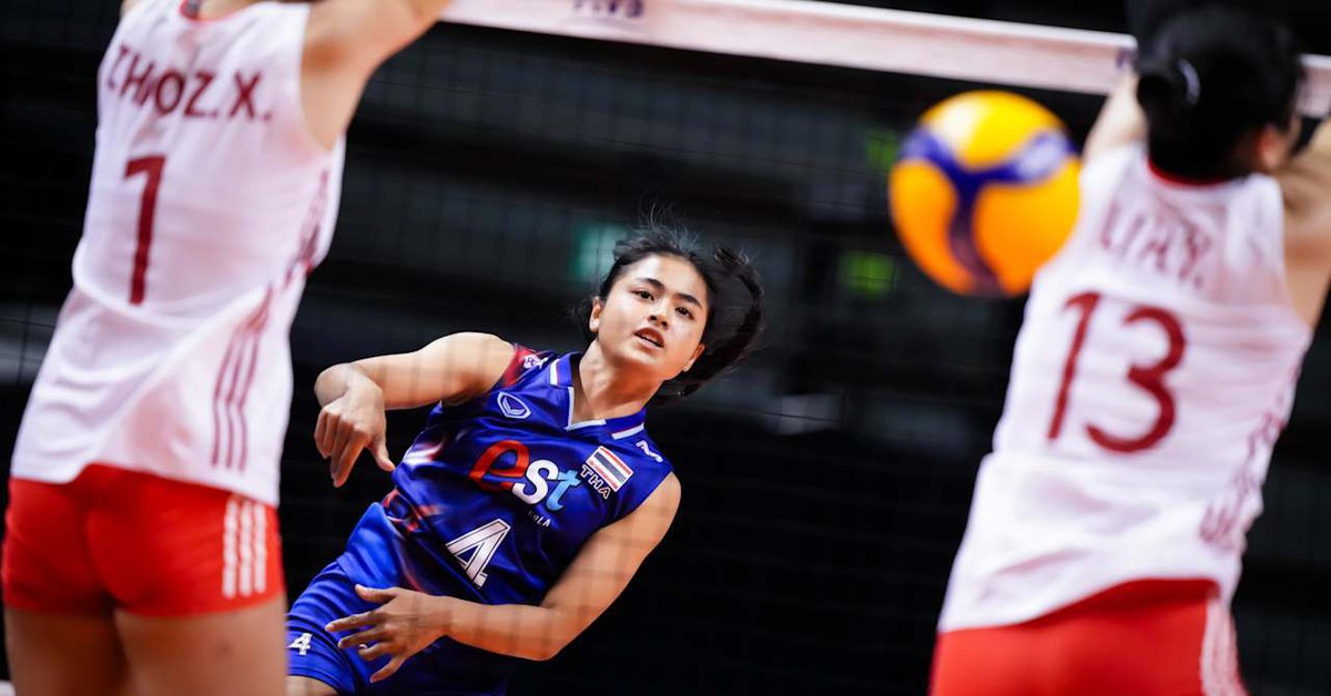 Cùng thua tan nát, bóng chuyền nữ Indonesia và Thái Lan chạm nhau ở U21 thế giới