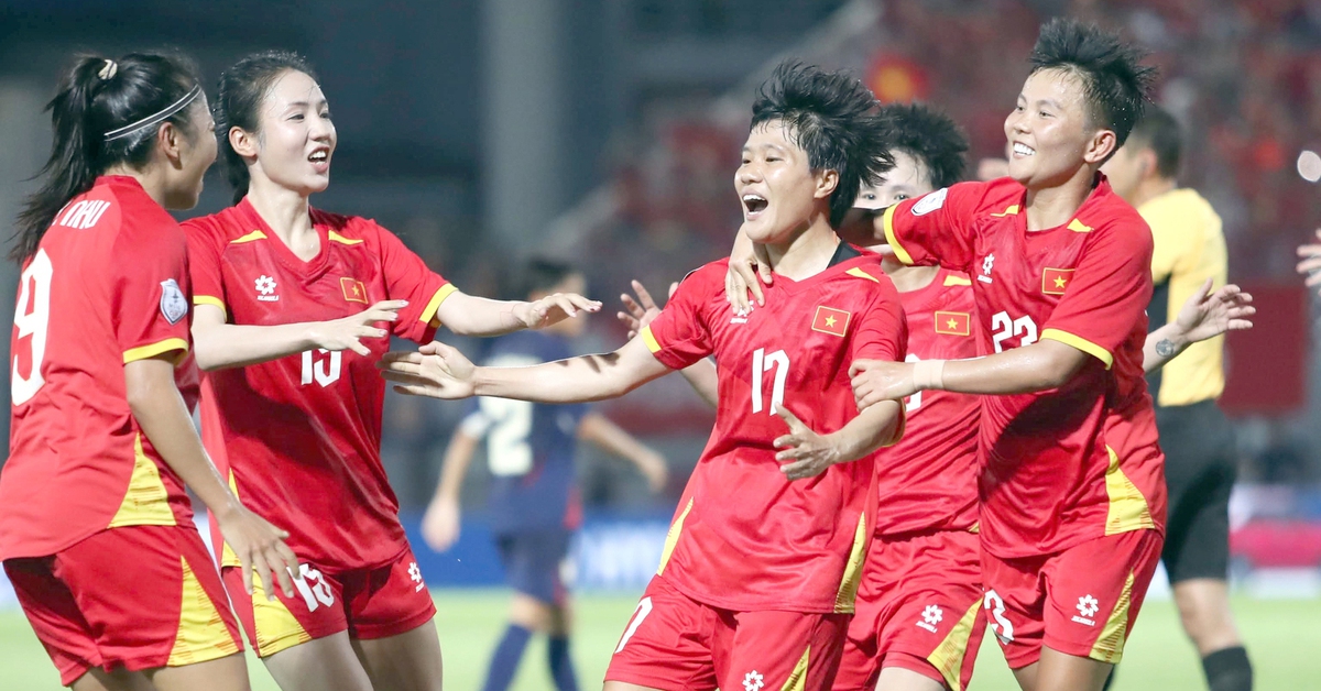 Giải bóng đá nữ Đông Nam Á 2025: Tuyển nữ Việt Nam thẳng tiến vào bán kết