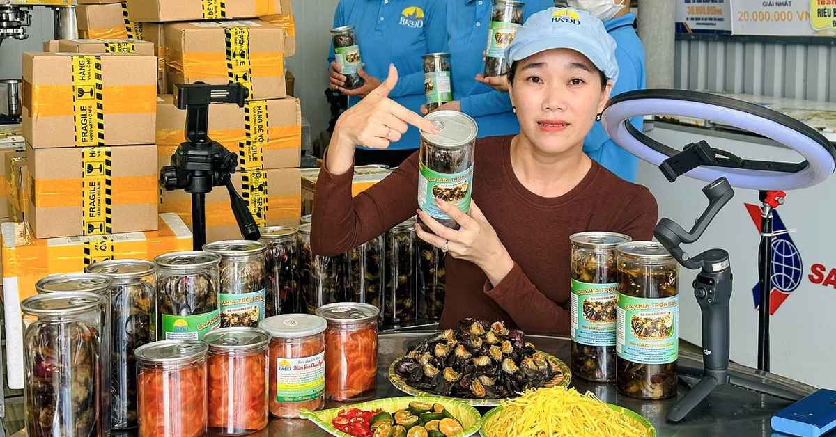 Ba khía Cà Mau "bò" lên sàn giao dịch