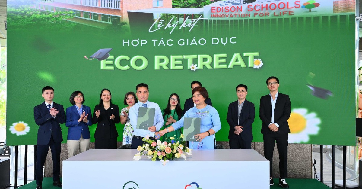Ecopark hợp tác với Edison kiến tạo tổ hợp giáo dục liên cấp tại Eco Retreat