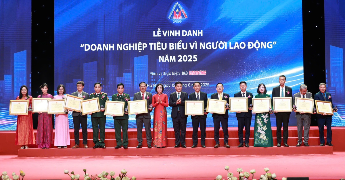 Vinh danh doanh nghiệp vì người lao động