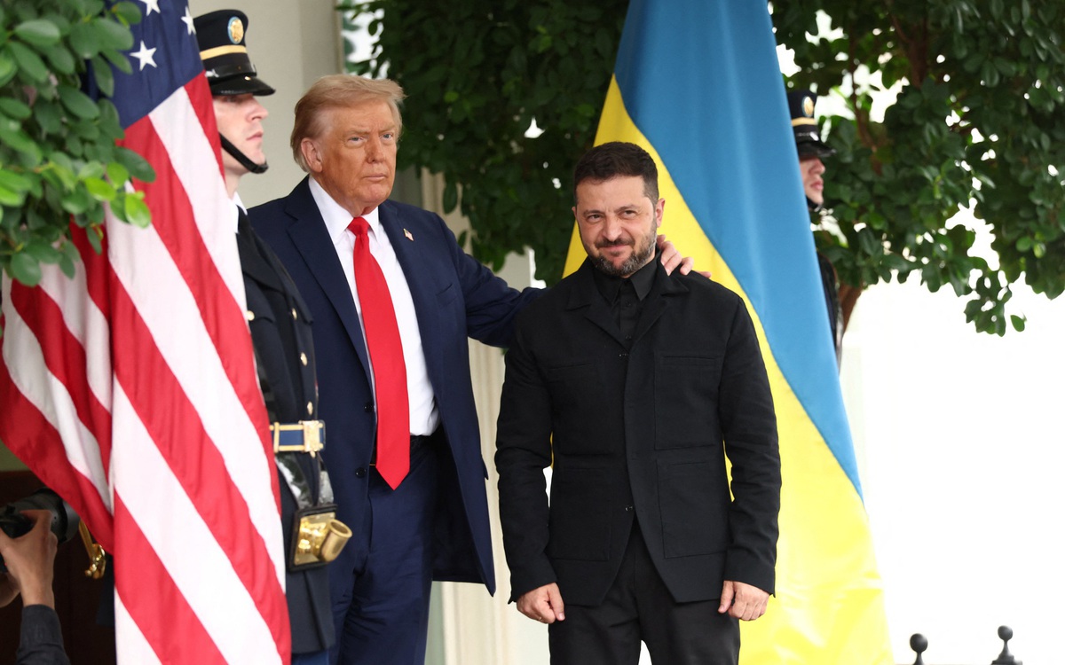 Ông Zelensky mặc đồ trang trọng đến Nhà Trắng