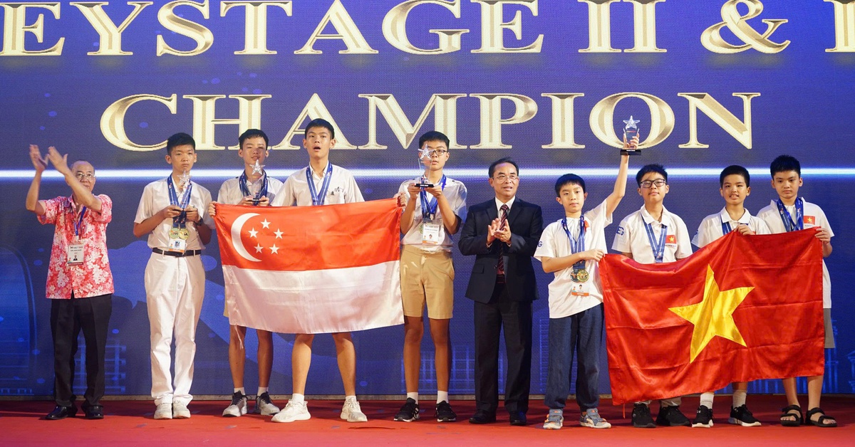 Việt Nam và Singapore vô địch toàn đoàn kỳ thi toán học quốc tế VIMC 2025 - Tuổi Trẻ Online