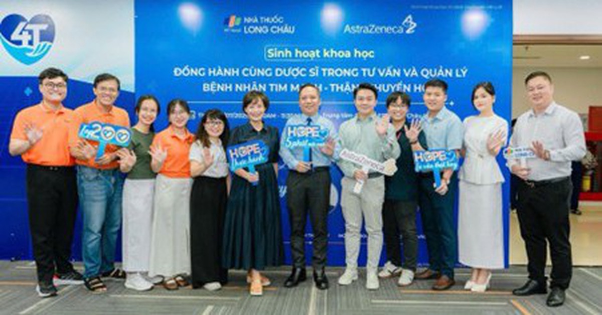 Long Châu và AstraZeneca đồng hành cùng sức khỏe tim - thận người Việt