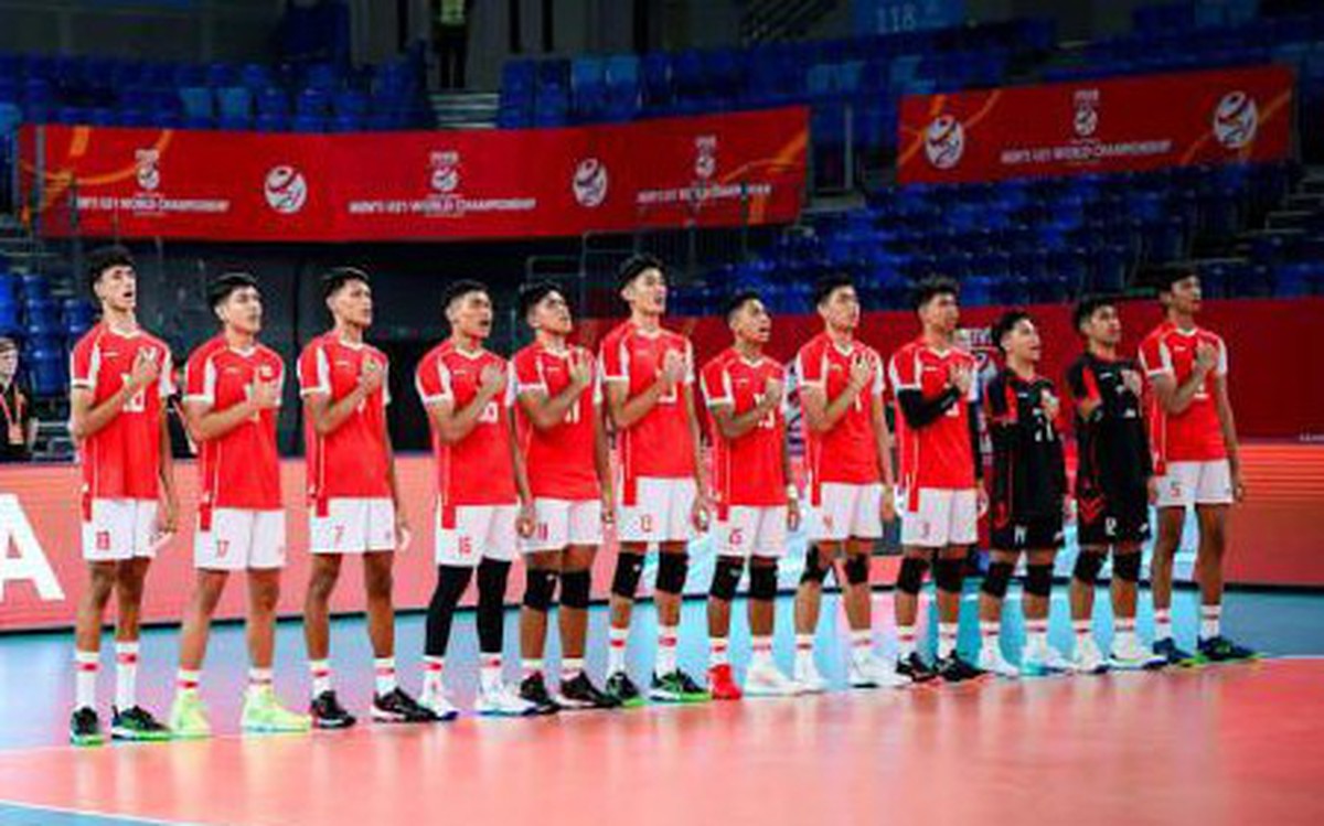 Indonesia vui mừng khi U21 bóng chuyền nam có chiến thắng đầu tiên ở giải thế giới