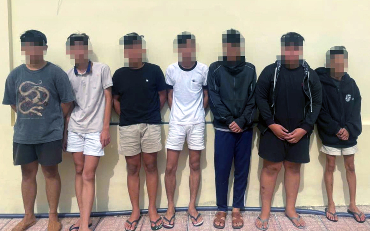Đồng Nai: Bắt giữ 7 thanh thiếu niên giữ người trái phép, ép nạn nhân ký giấy nợ