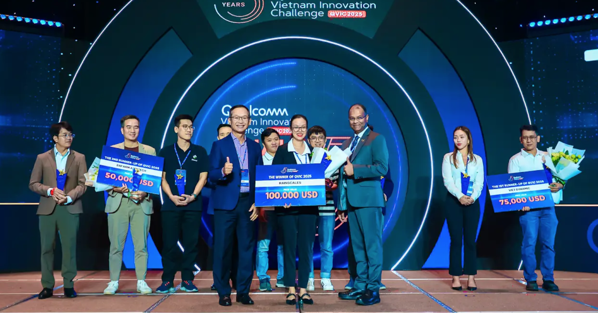 3 giải pháp AI đoạt giải cuộc thi Thử thách đổi mới sáng tạo Qualcomm Việt Nam 2025