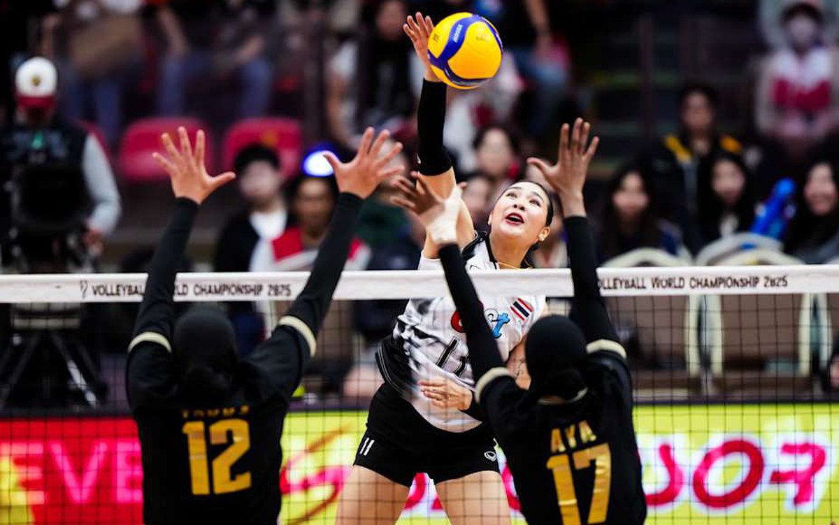 Chủ nhà Thái Lan gây thất vọng trong ngày ra quân Giải bóng chuyền nữ thế giới