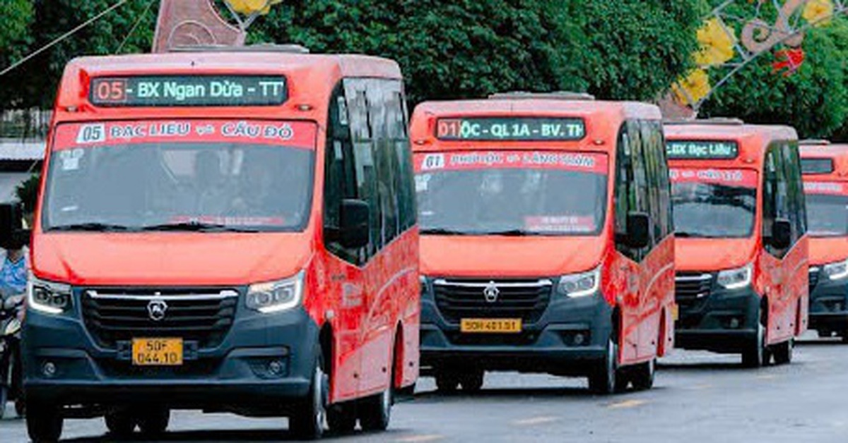 Cà Mau khai trương các tuyến xe buýt chất lượng cao giá đi 1km dưới 1.000 đồng