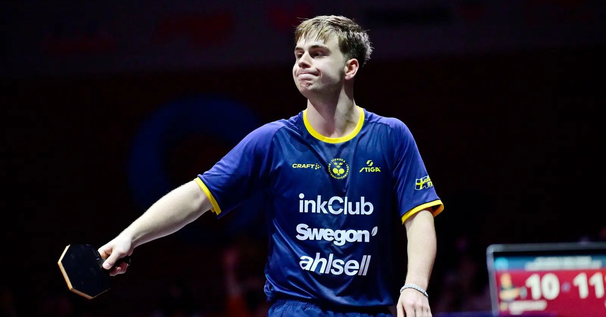 Thụy Điển phá vỡ thế thống trị của Trung Quốc ở Grand Slam bóng bàn