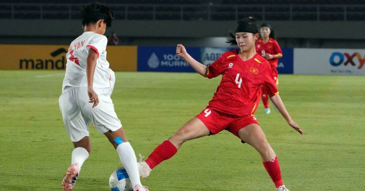 Hưởng 3 quả 11m, U16 nữ Việt Nam hạ Myanmar vào bán kết giải Đông Nam Á
