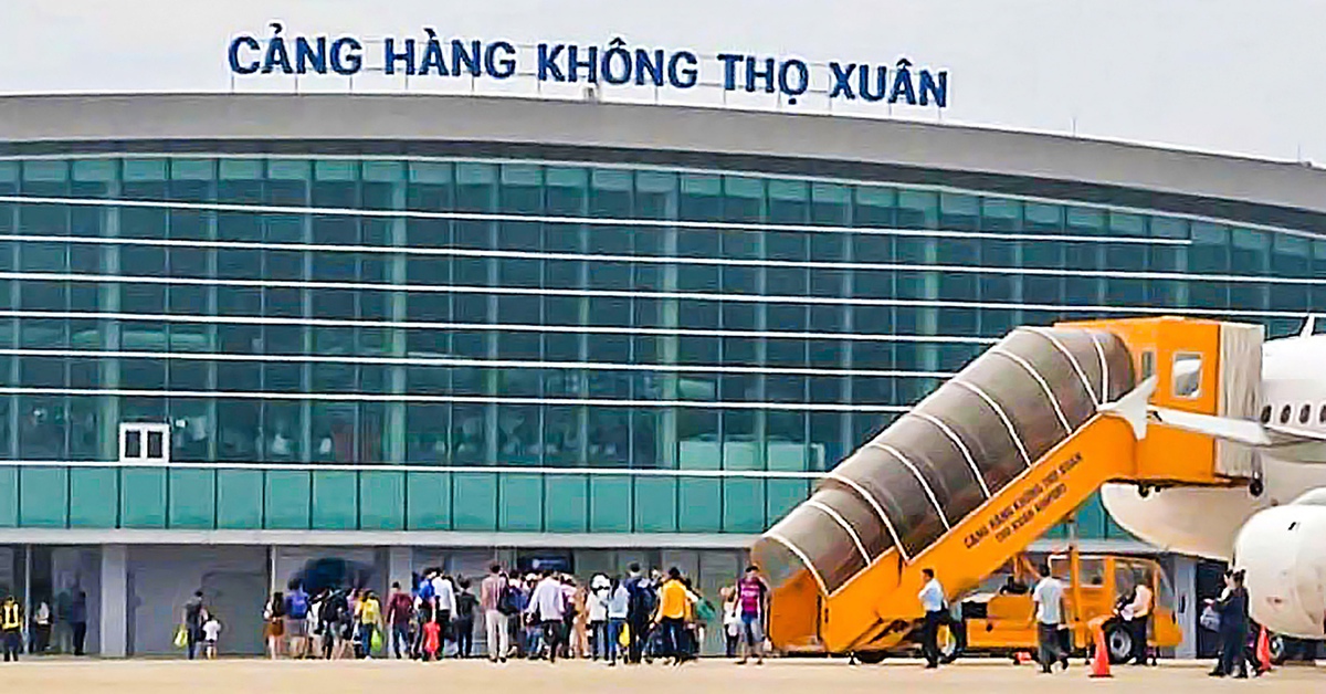 Tạm dừng khai thác sân bay Thọ Xuân, Đồng Hới để tránh bão số 5