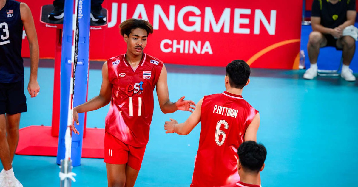 Bóng chuyền Thái Lan thua tan nát ở Giải U21 thế giới