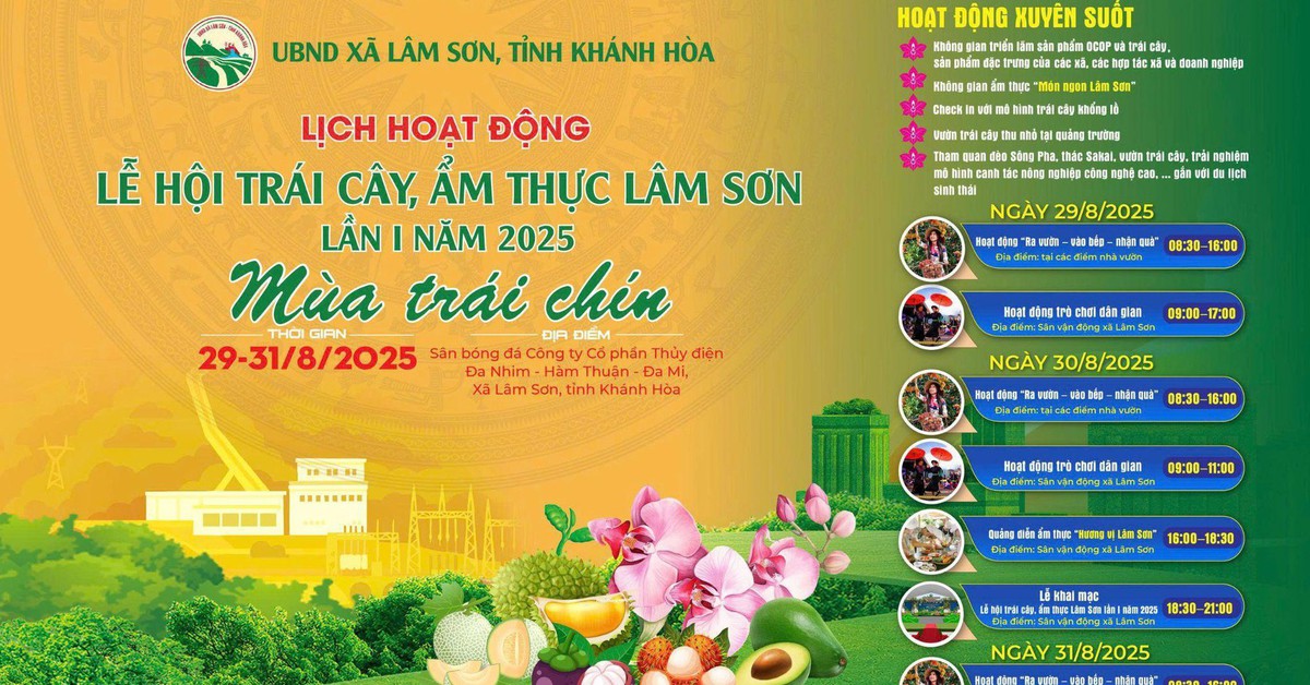Lâm Sơn tổ chức lễ hội trái cây, ẩm thực chào mừng Quốc khánh