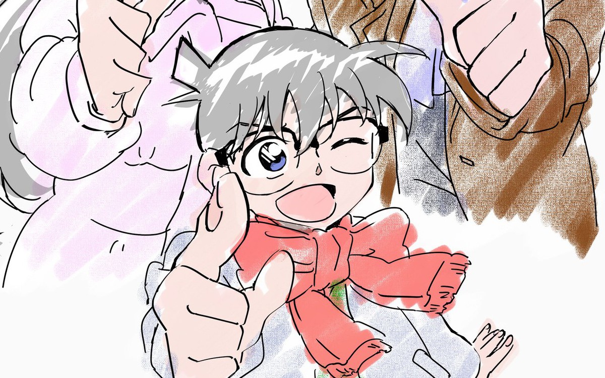 Đạo diễn Katsuya Shigehara vẽ tranh tặng fan Việt, chúc mừng Conan Movie 28 phá kỷ lục phòng vé