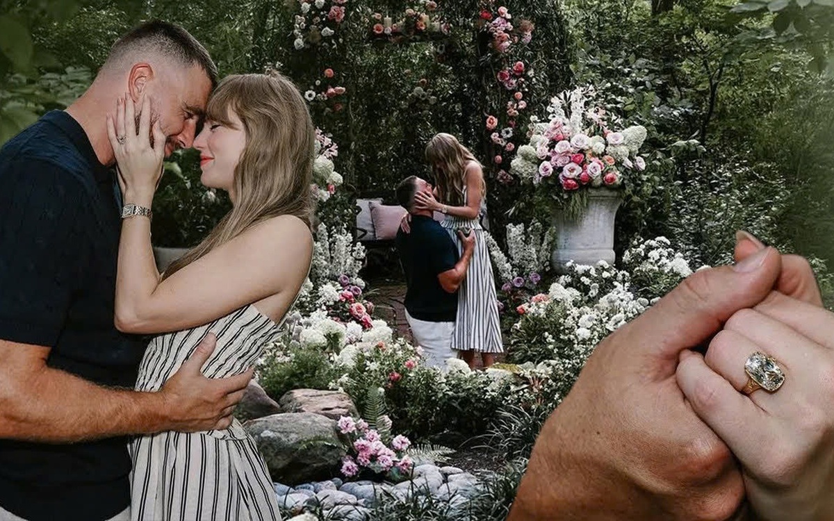 Travis Kelce đón tin vui khi vừa cầu hôn Taylor Swift