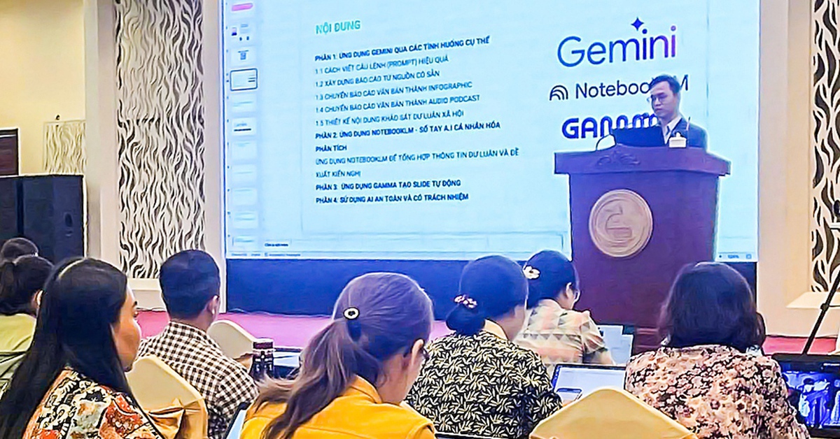 Ban Tuyên giáo và Dân vận Thành ủy tổ chức đào tạo thực hành AI cho cán bộ