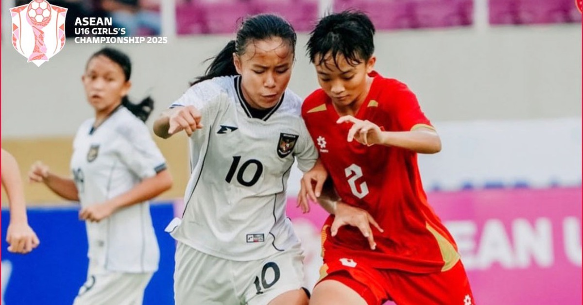 U16 nữ Việt Nam hạ Indonesia để giành hạng ba Đông Nam Á