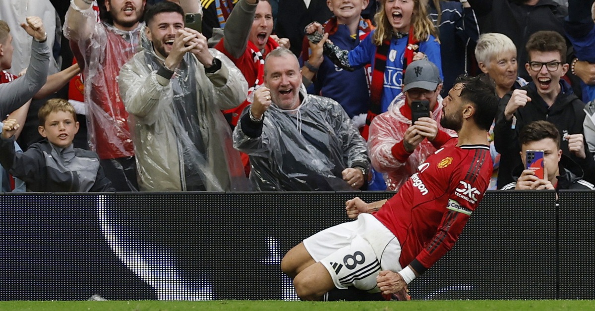 Bruno ghi bàn trên chấm 11m, Man United thắng kịch tính Burnley