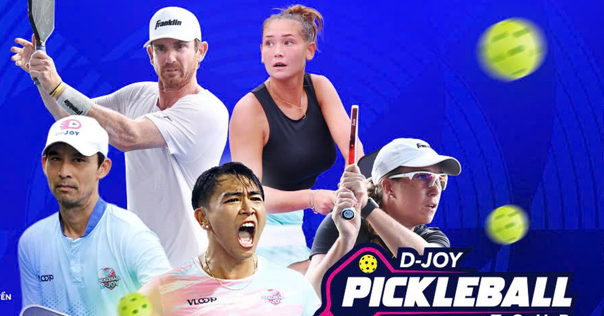 MB Pickleball D-Joy Tour 2025 quy tụ hơn 600 VĐV tranh tài