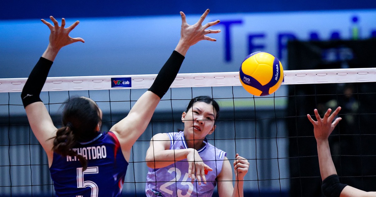 Lịch thi đấu bóng chuyền nữ SEA V.League 2025 chặng 2