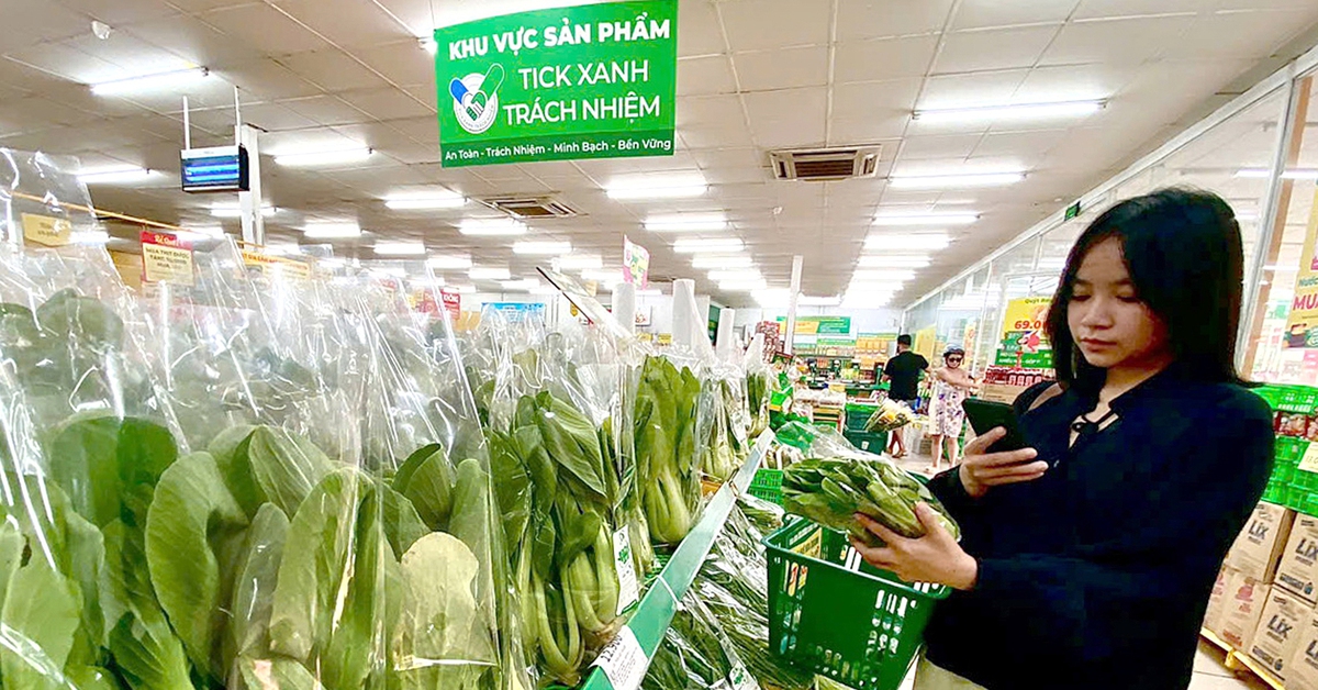 Lan tỏa thực phẩm 'Tick xanh trách nhiệm'